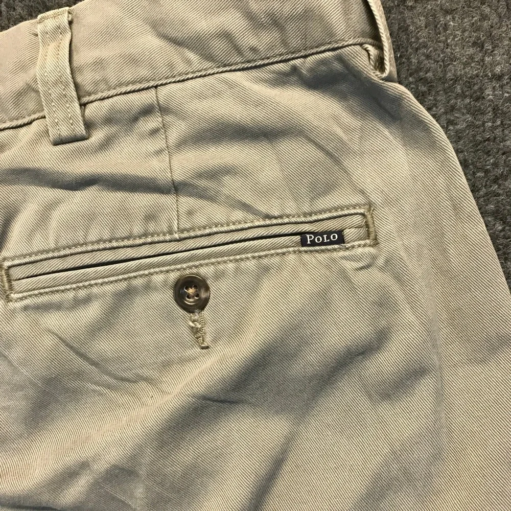 Polo Ralph Lauren Chino Pants Mens 40x28 Tan Classic Fit Khaki Cotton